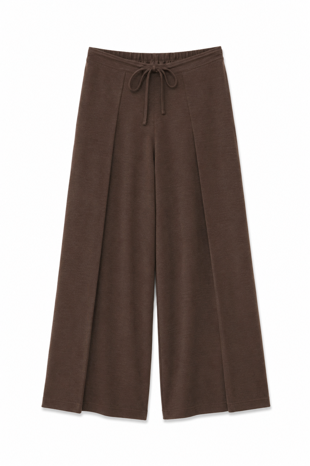 Pantalone a gamba larga - MARRONE