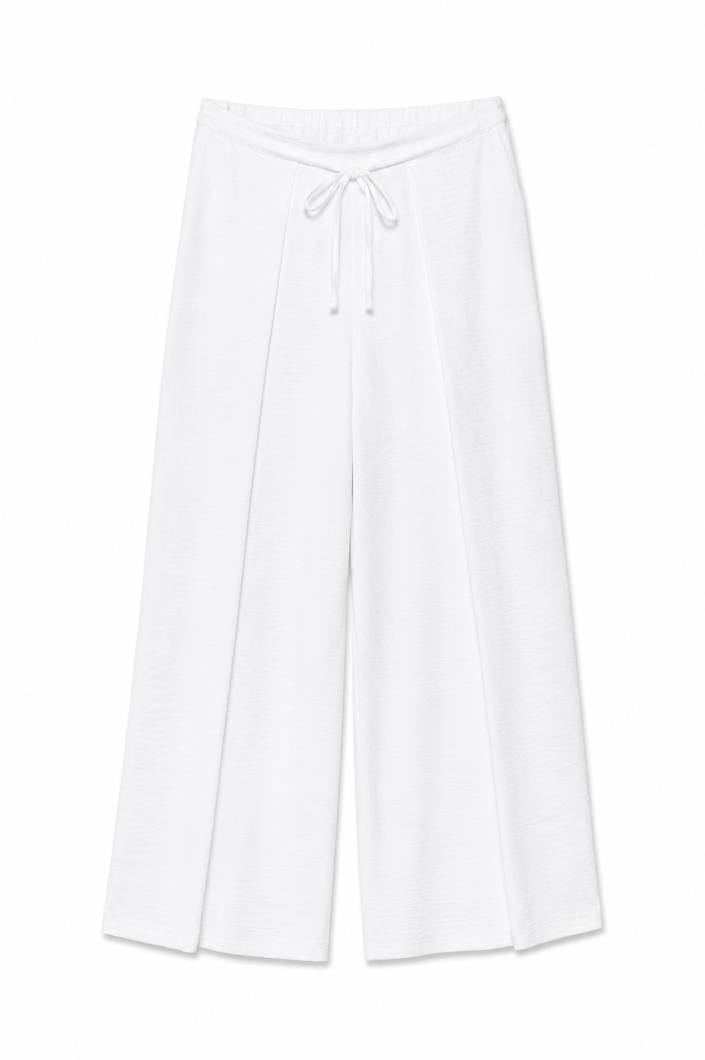 Pantalone a gamba larga - BIANCO