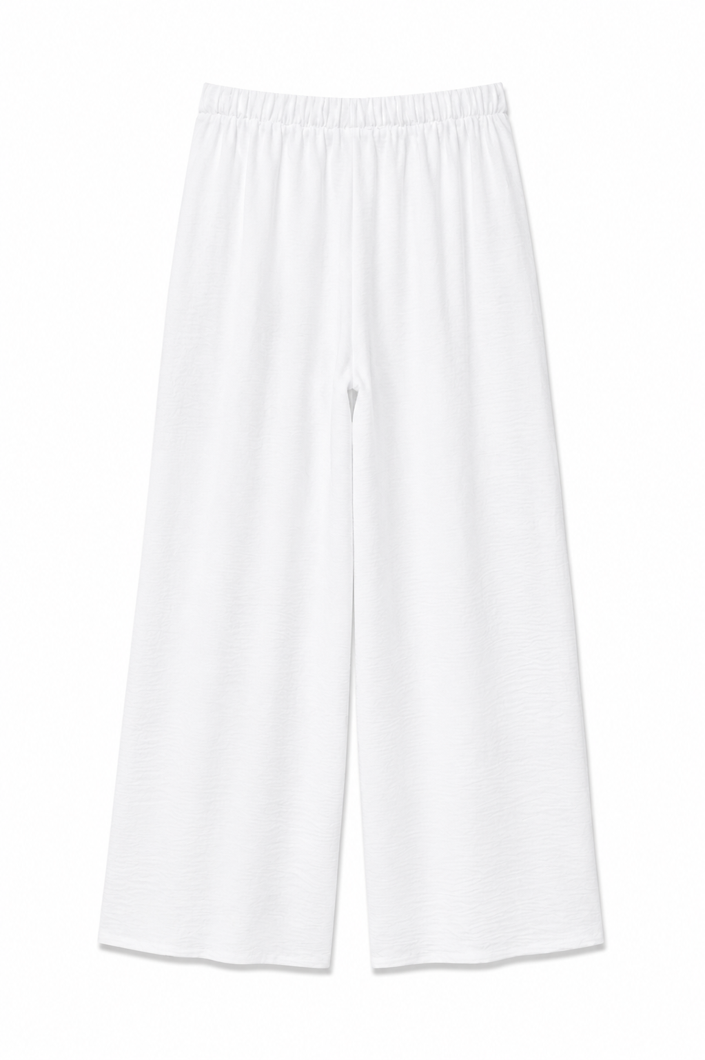 Pantalone a gamba larga - BIANCO