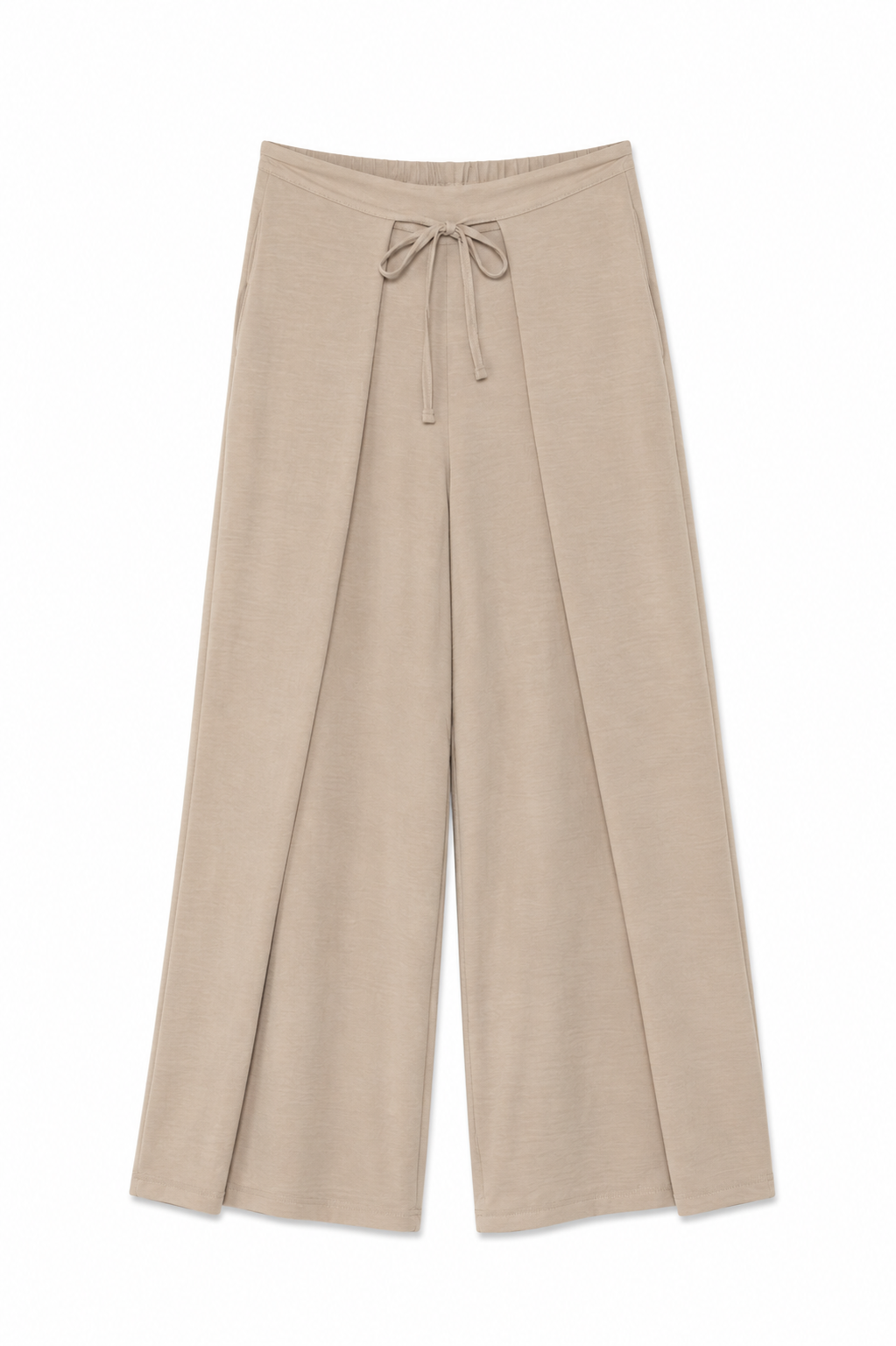 Pantalone a gamba larga - SABBIA
