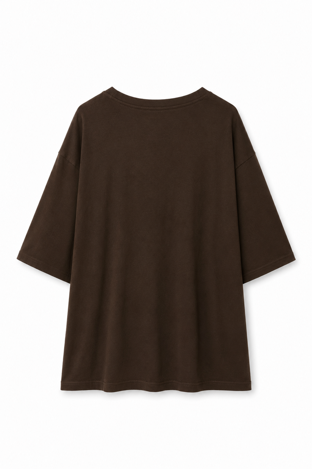 Maglia scollo a V - MARRONE