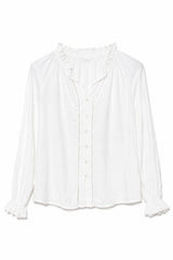 Blusa con bottoni - BIANCO