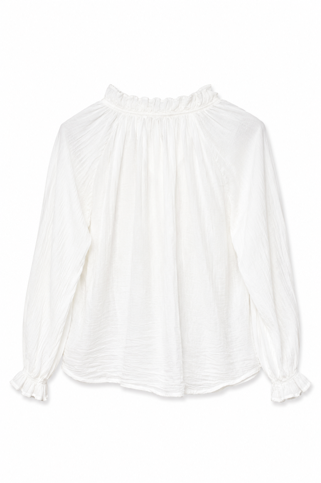 Blusa con bottoni - BIANCO