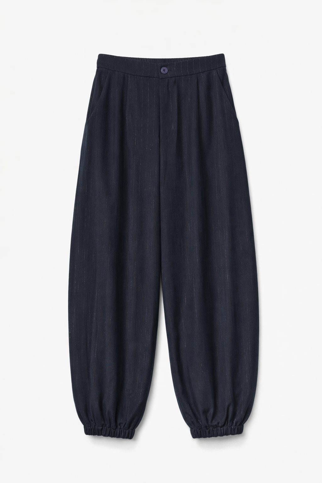 Pantalone gaucho lurex - BLU