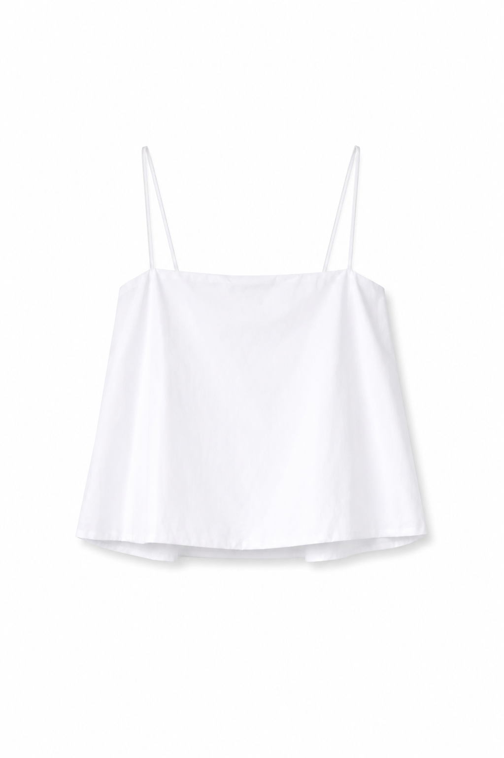 Top spalline a palloncino - BIANCO