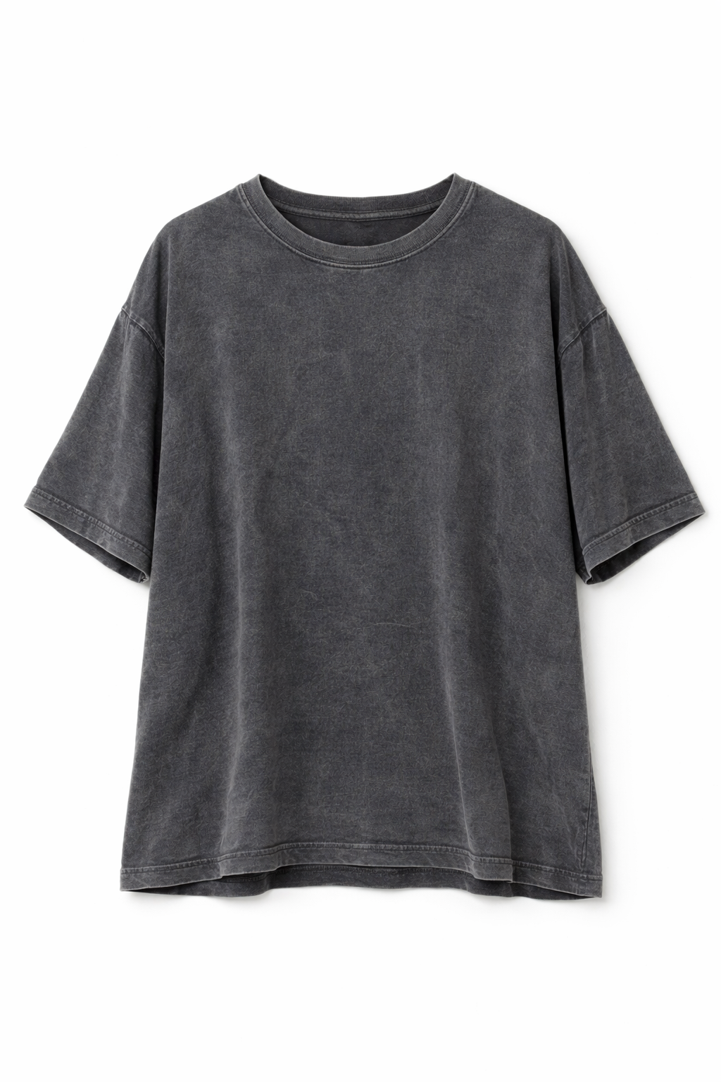 Maglia oversize stone washed - GRIGIO