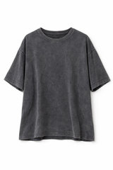 Maglia oversize stone washed - GRIGIO