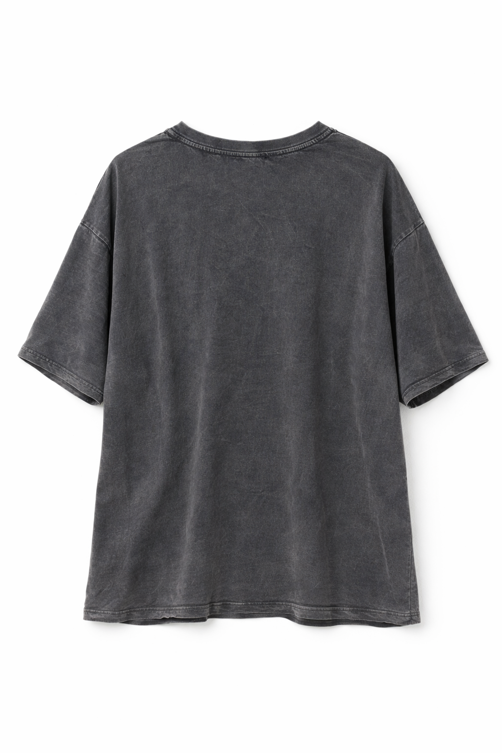Maglia oversize stone washed - GRIGIO