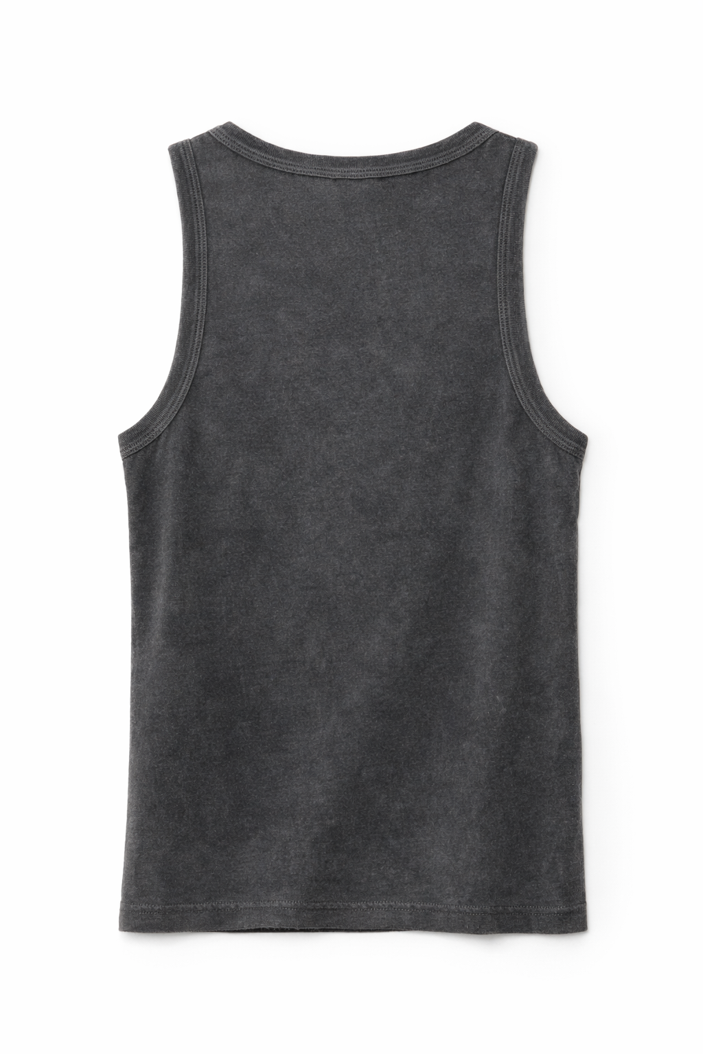 Canotta costina stonewash - GRIGIO