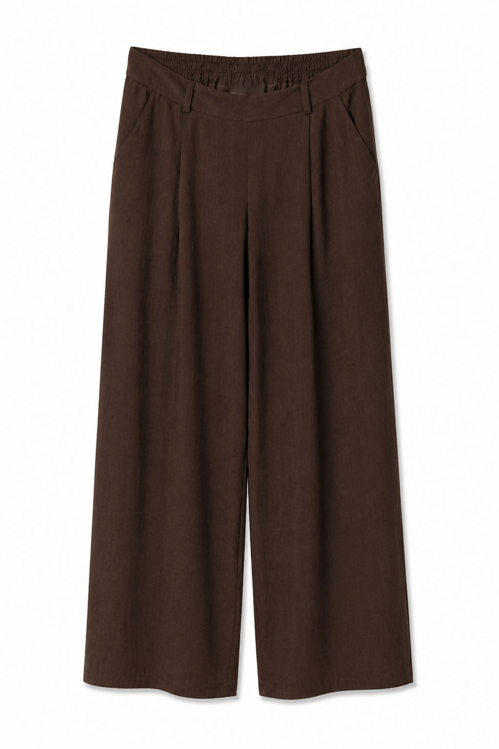 Pantalone wide leg - Marrone