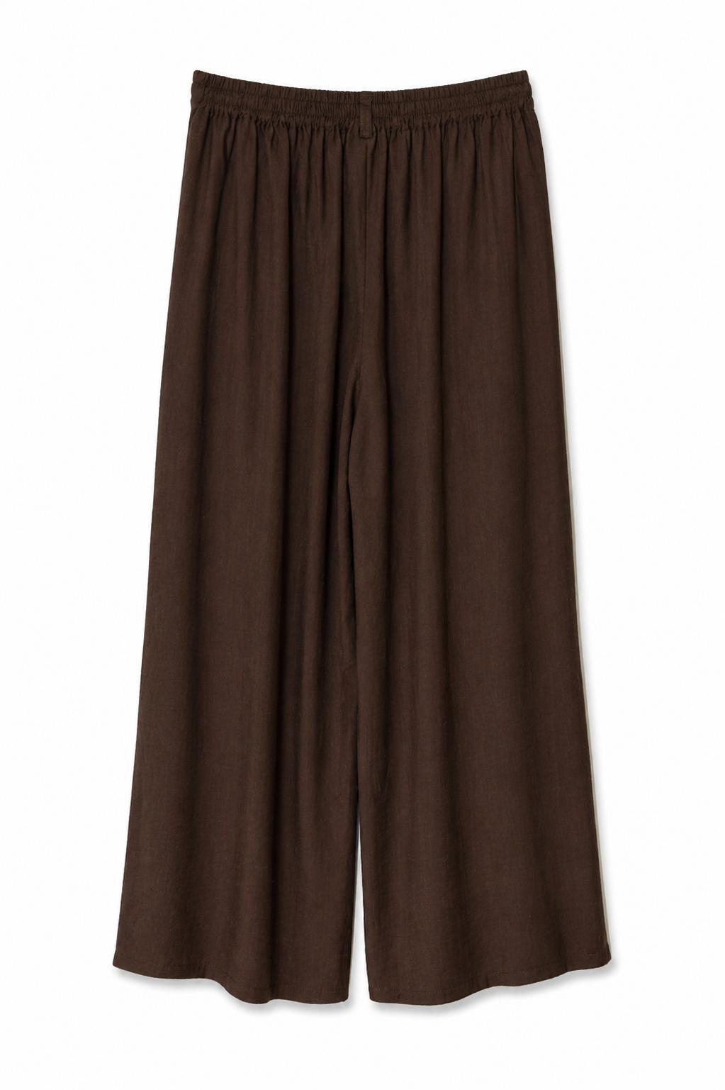 Pantalone wide leg - Marrone