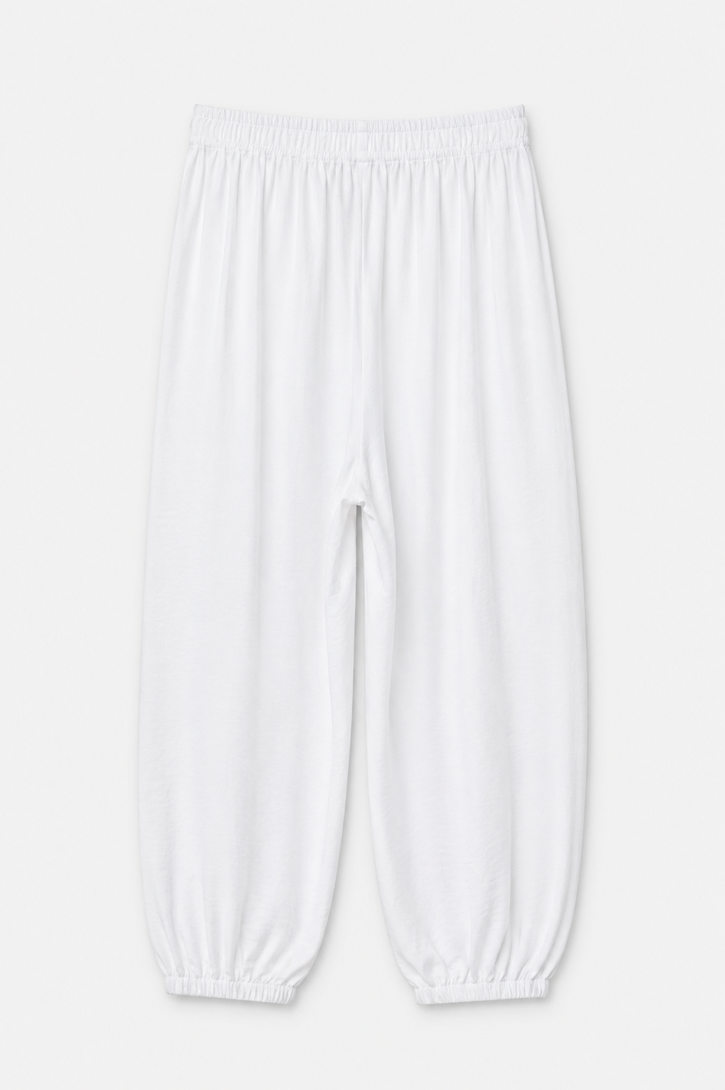 Pantalone morbido balloon - BIANCO