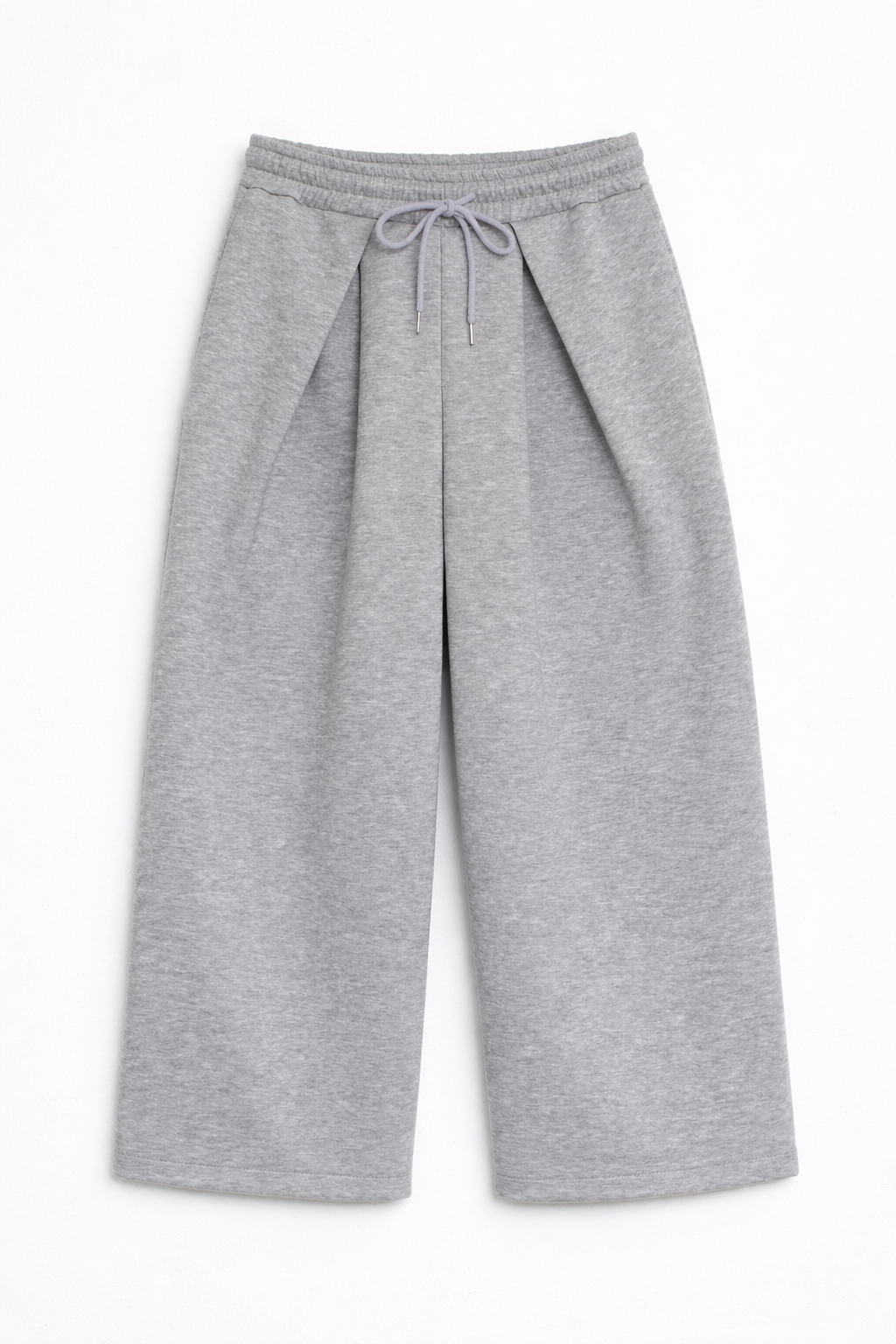 Pantalone wide leg neoprene - GRIGIO