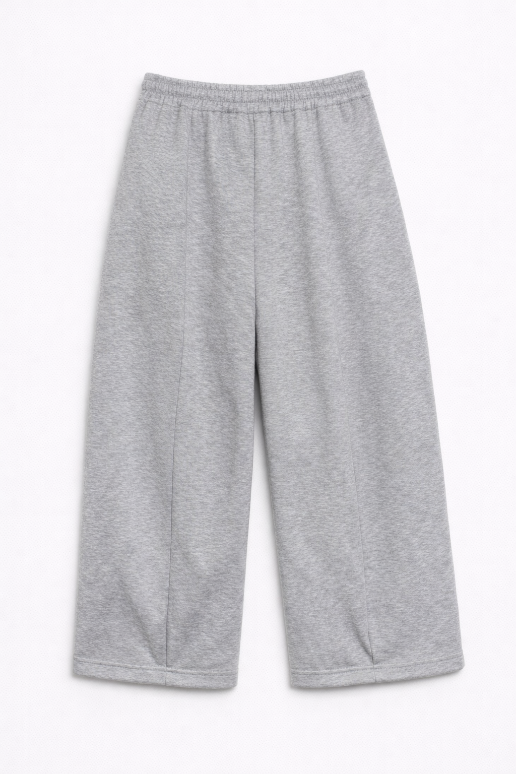 Pantalone wide leg neoprene - GRIGIO