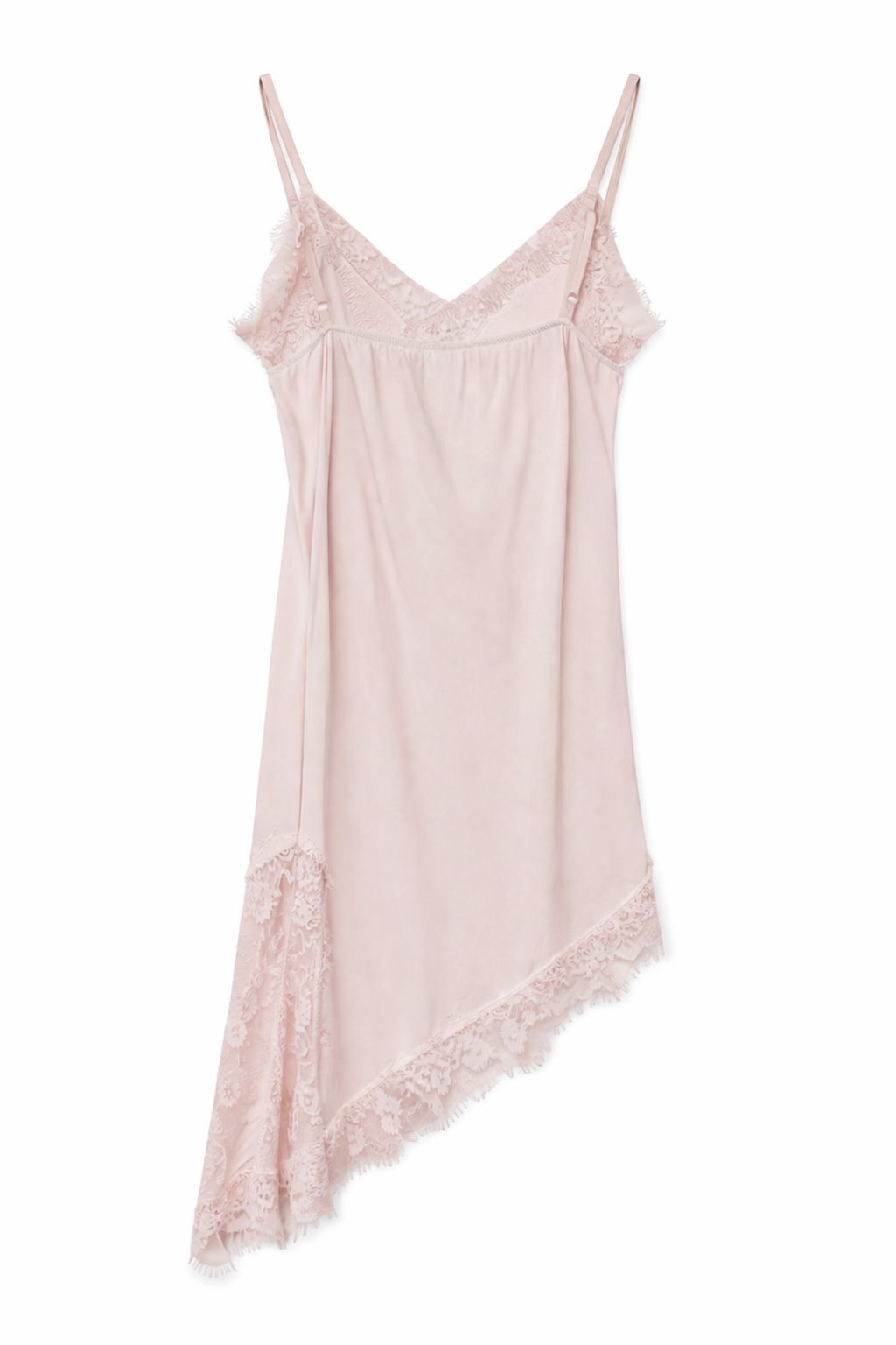 Abito raso lingerie con pizzo - CIPRIA