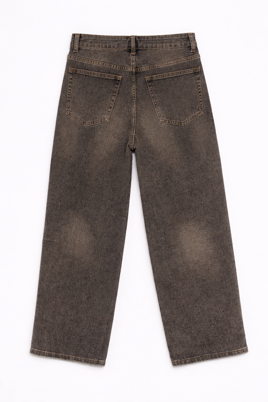 jeans baggy folded - nero stone