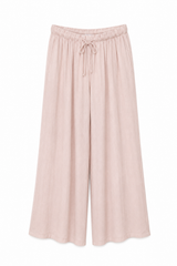 Pantaloni dritti fluidi - ROSA
