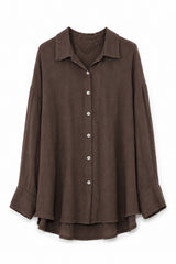 Camicia morbida - MARRONE