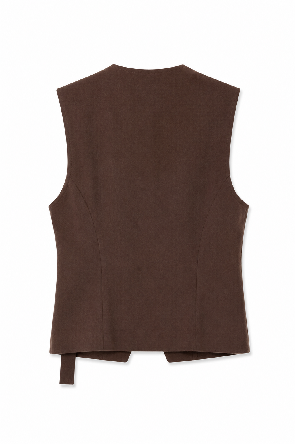 Gilet dettaglio laccio - MORO