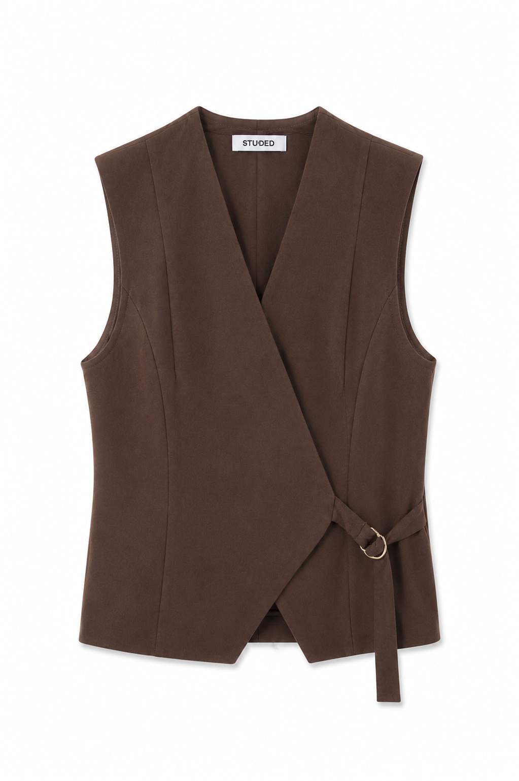 Gilet dettaglio laccio - MORO