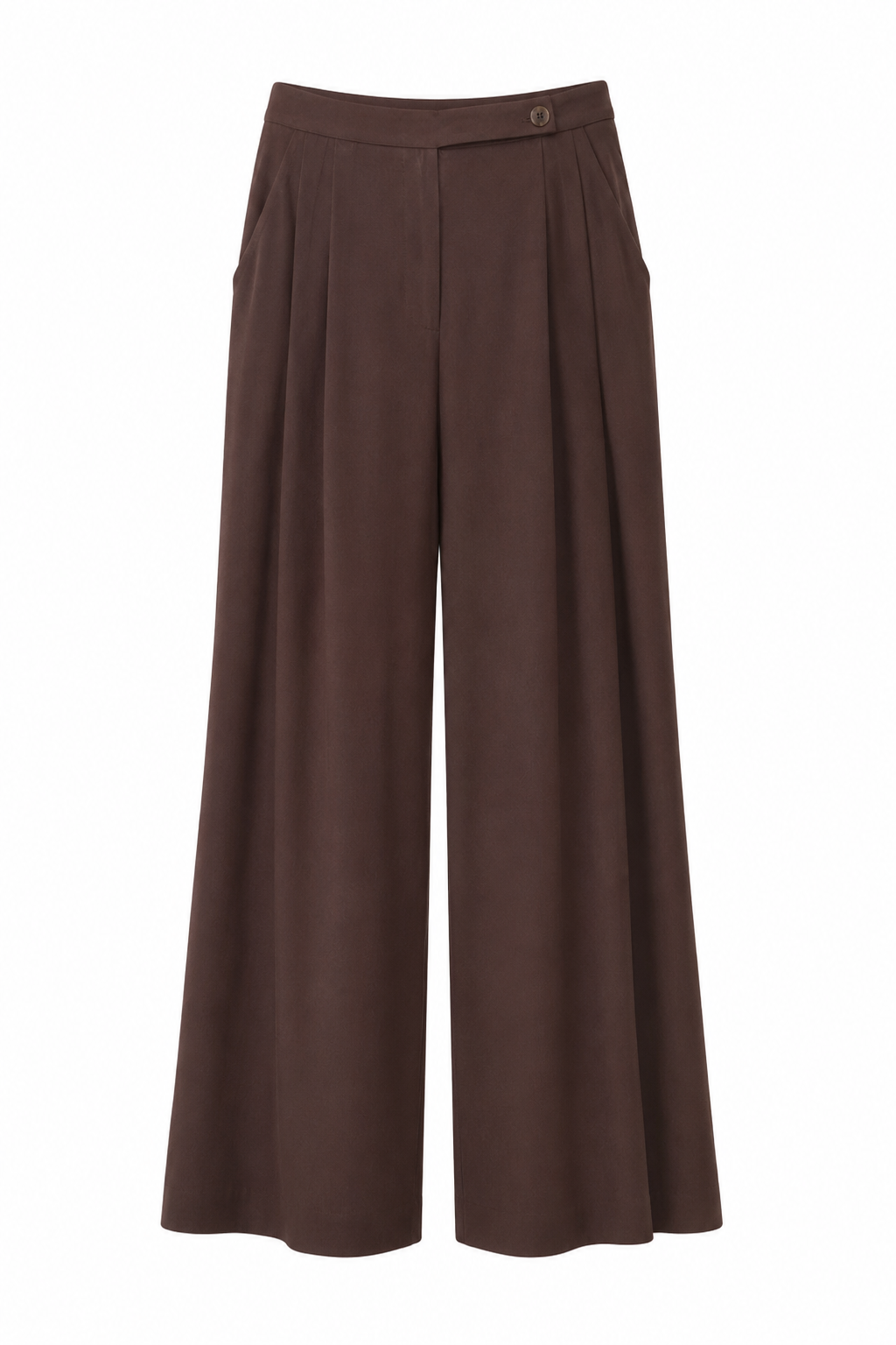 Pantaloni wide leg - MORO