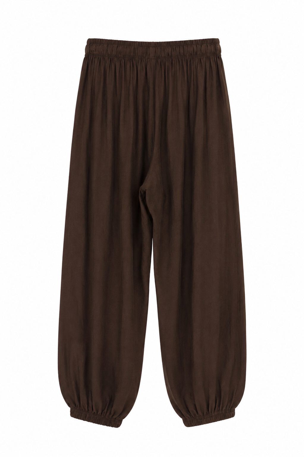 Pantalone morbido balloon - MARRONE