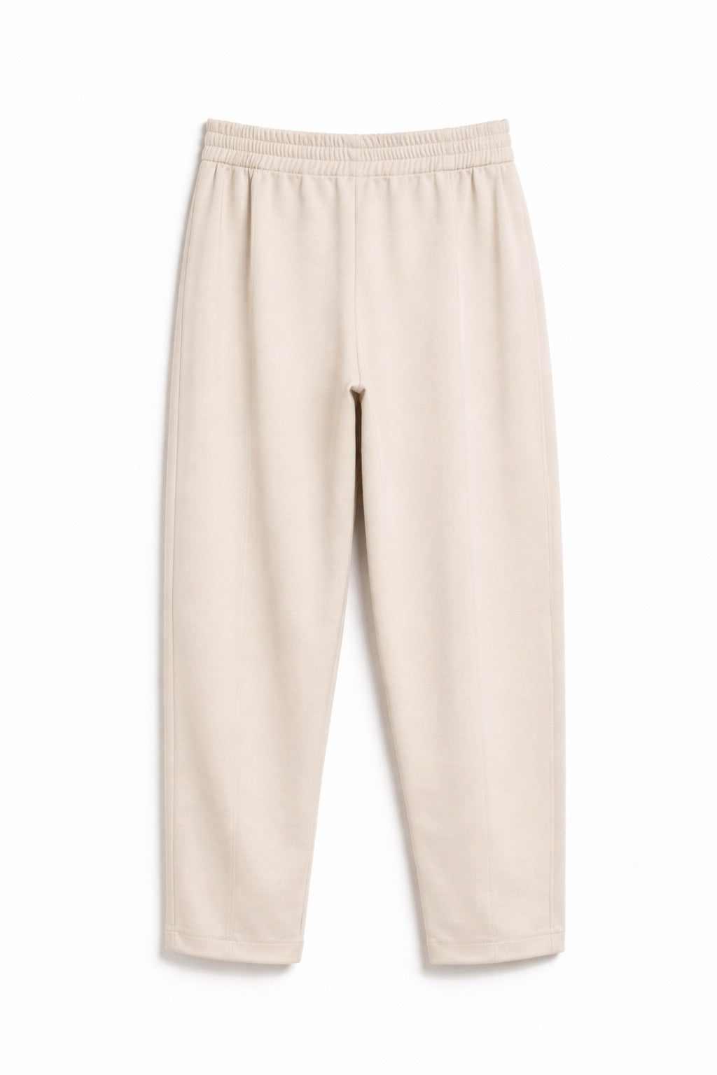 Pantalone barrel neoprene - BEIGE