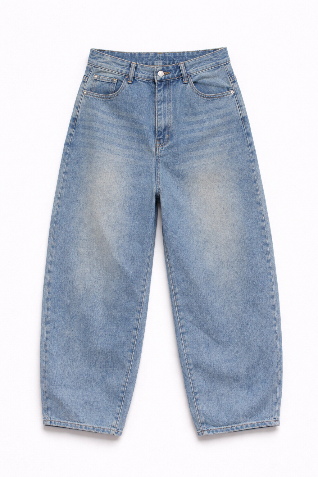 Jeans baggy fit barrel - DENIM BLU