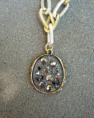 Collana 3 fili corno - ARGENTO/ORO