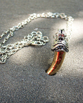 Collana 3 fili corno - ARGENTO/ORO