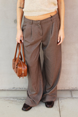 Pantalone pinces a quadri - MORO
