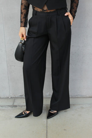 Pantalone pinces unito - NERO