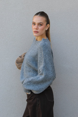 Maglia girocollo - GRIGIO