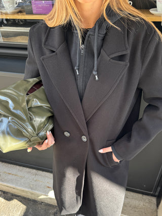 Cappotto oversize - NERO