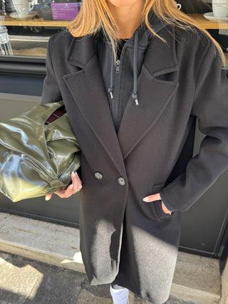 Cappotto oversize - NERO