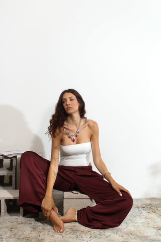 body fascia lycra - bianco