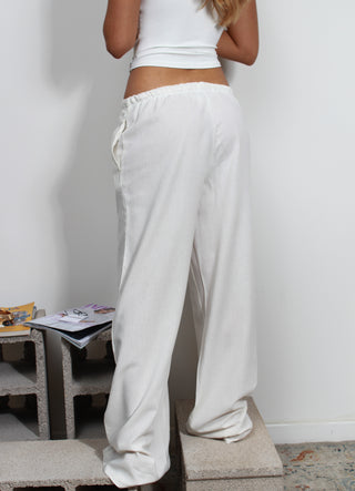 Pantalone morbido laccio - NATURALE