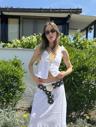 Camiciola lino - BIANCO