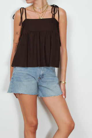 Top spalline p. smock - CAFFE