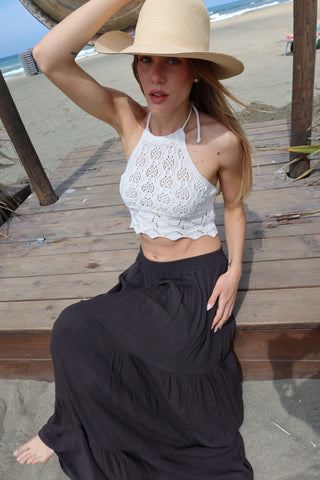 Top crochet scollo america - PANNA