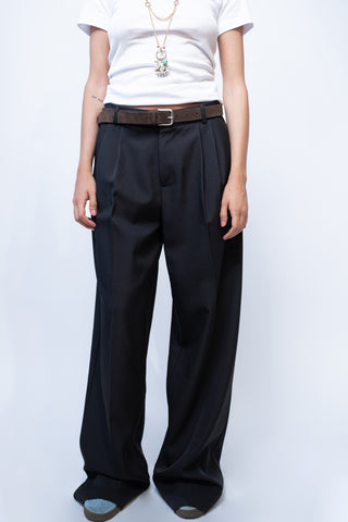 Pantalone tailored fit unito - NERO