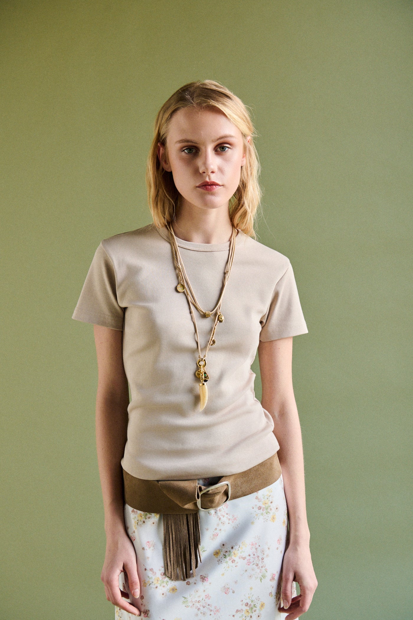 T-shirt basic - SABBIA