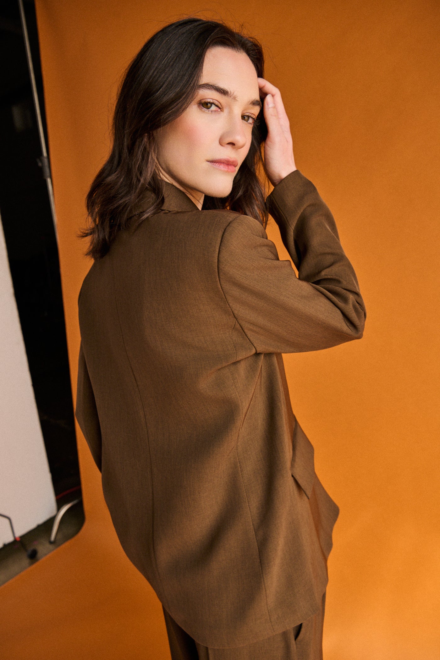 Blazer 1 bottone - MARRONE