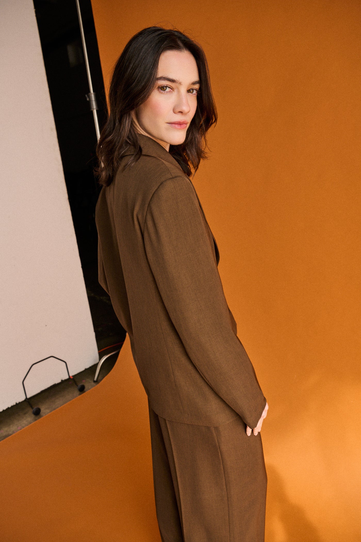 Blazer 1 bottone - MARRONE