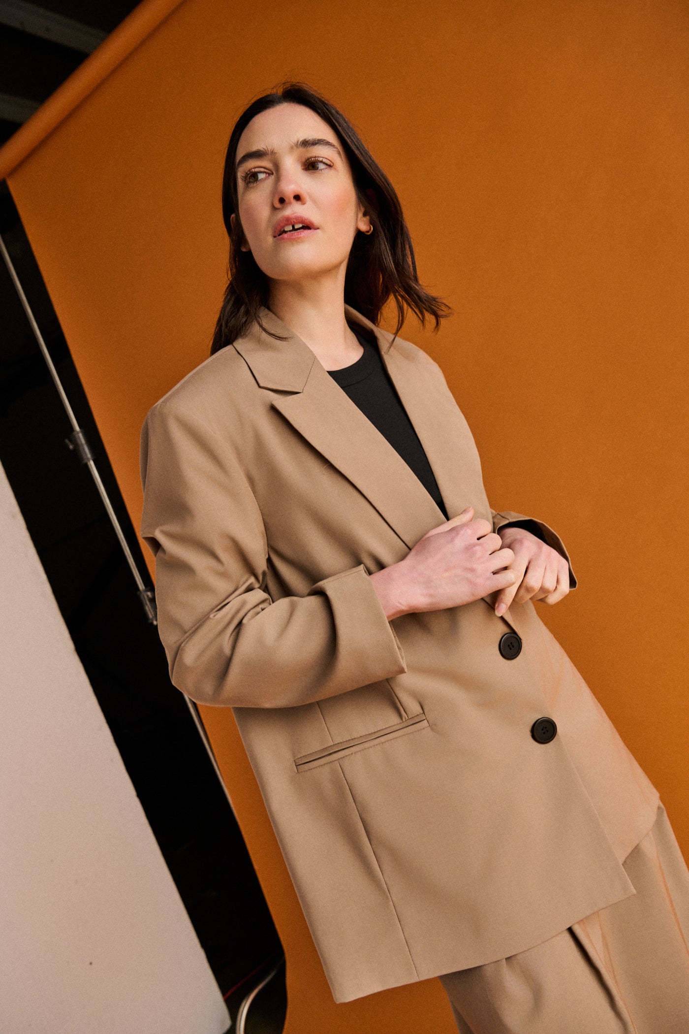Blazer oversize - BEIGE