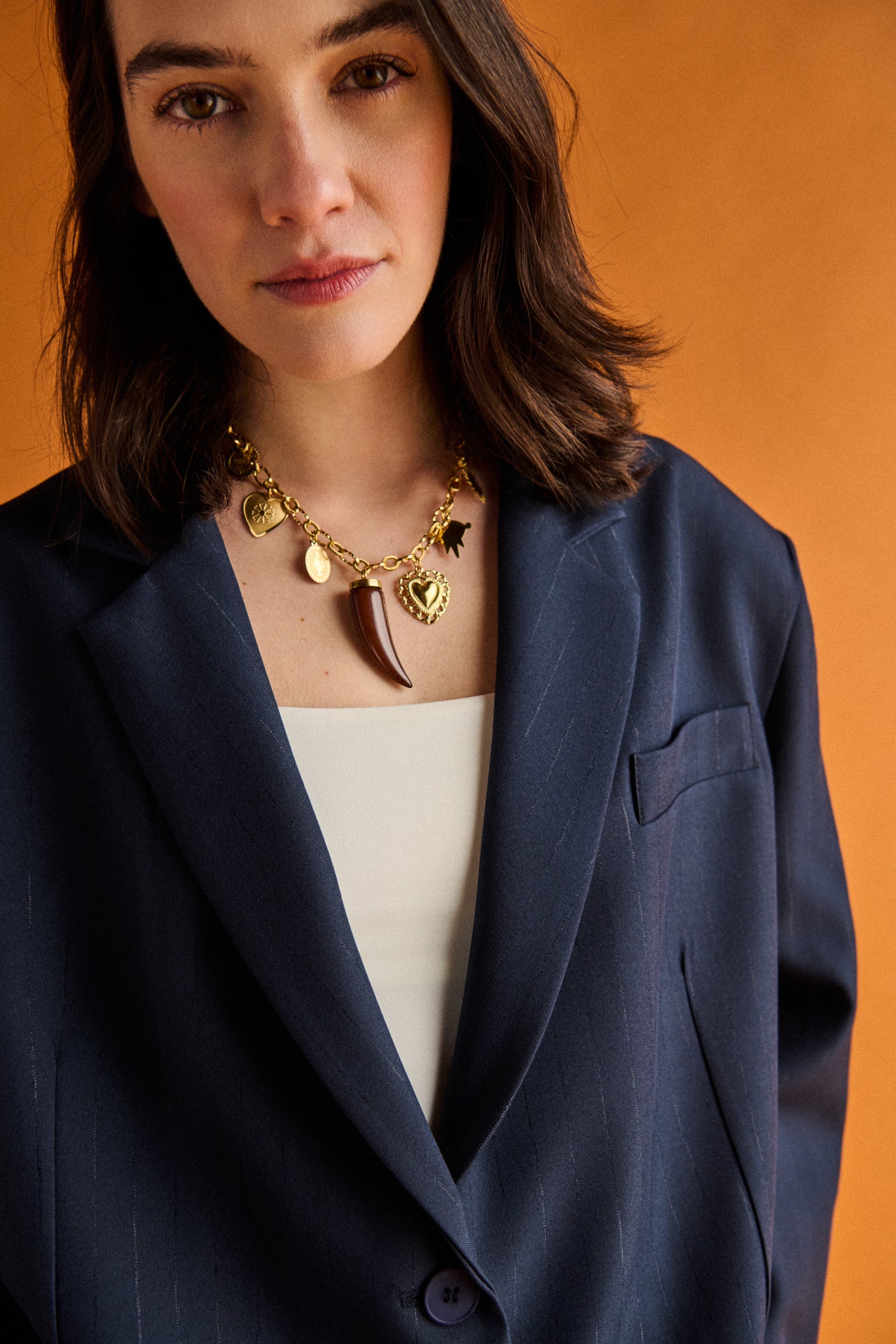 Blazer oversize lurex - BLU