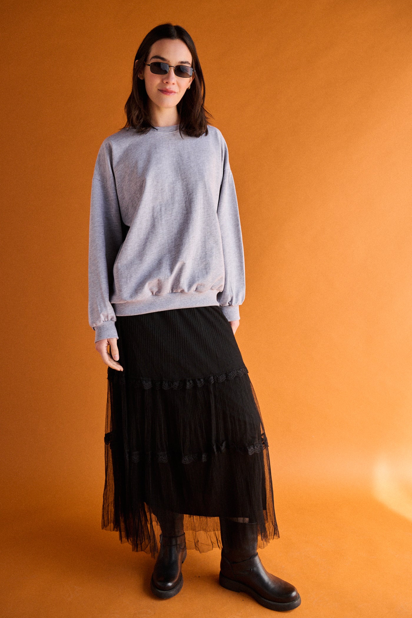 Felpa basic - GRIGIO