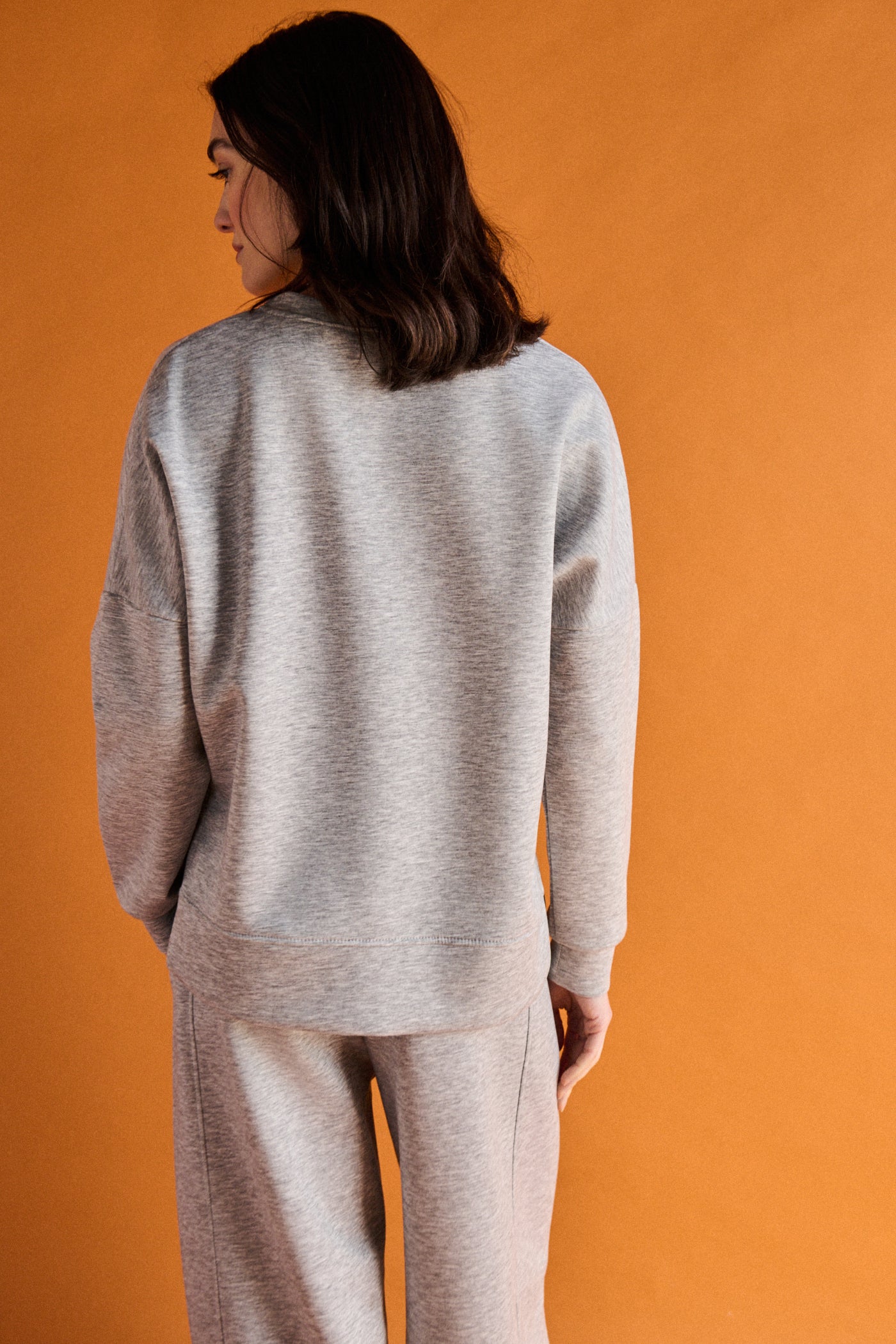 Felpa basic neoprene - GRIGIO