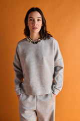 Felpa basic neoprene - GRIGIO