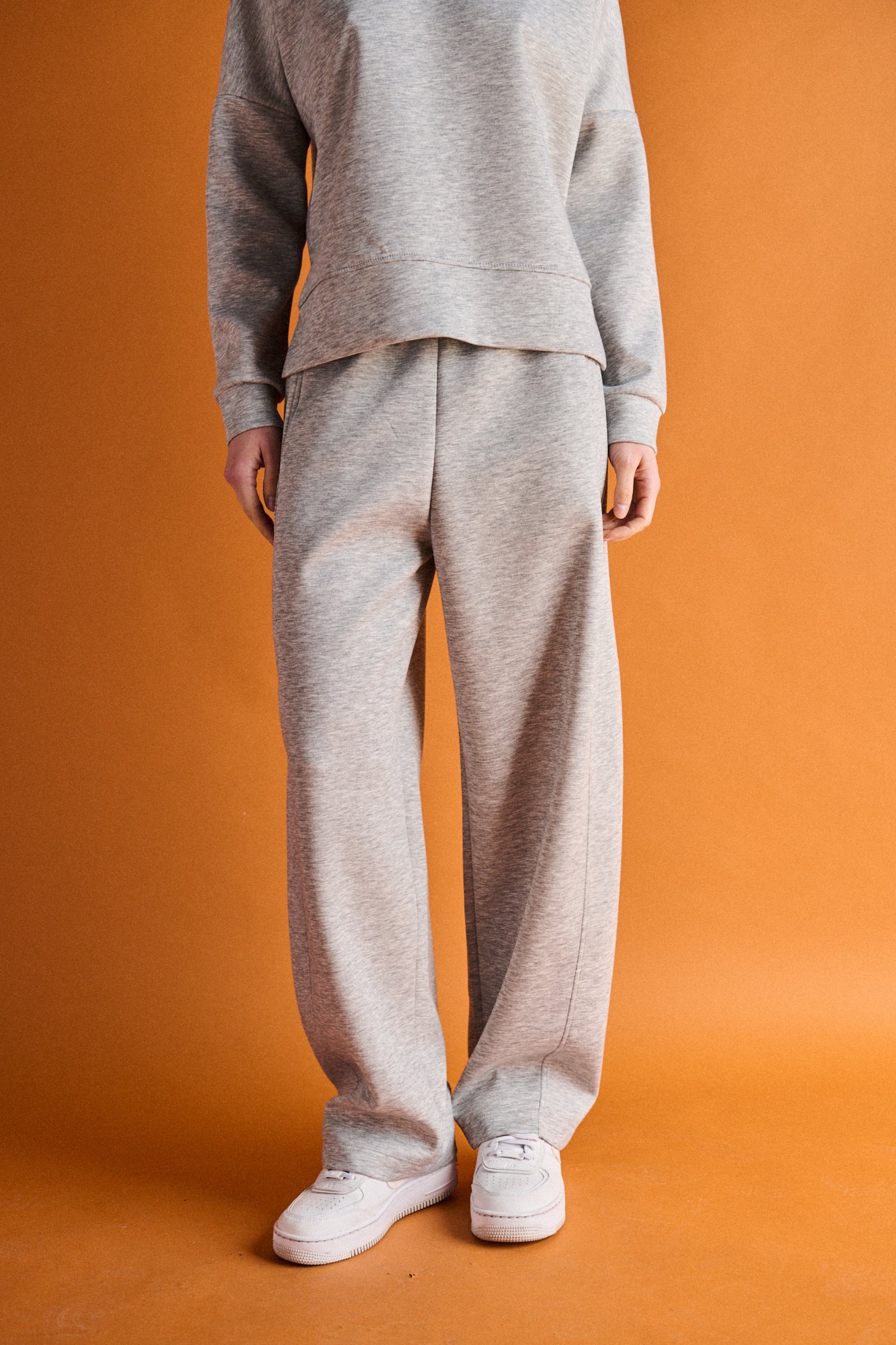 Pantalone barrel neoprene - GRIGIO